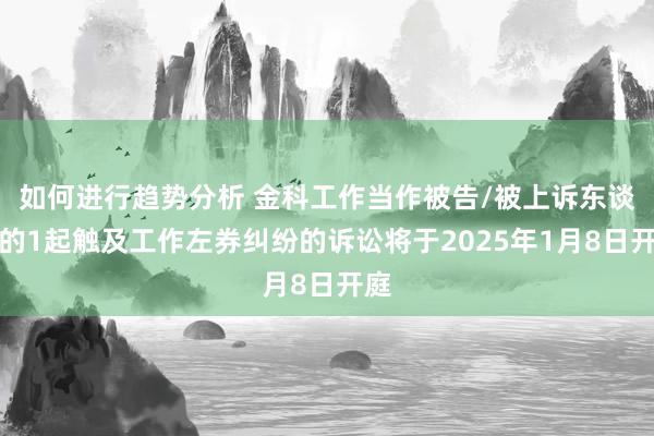 如何进行趋势分析 金科工作当作被告/被上诉东谈主的1起触及工作左券纠纷的诉讼将于2025年1月8日开庭