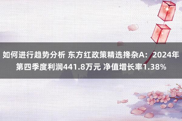 如何进行趋势分析 东方红政策精选搀杂A：2024年第四季度利润441.8万元 净值增长率1.38%