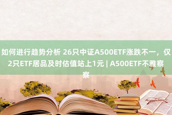 如何进行趋势分析 26只中证A500ETF涨跌不一，仅2只ETF居品及时估值站上1元 | A500ETF不雅察